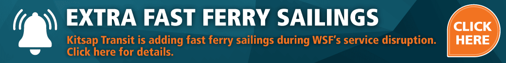 WSF service disruption and fast ferry extra sailings